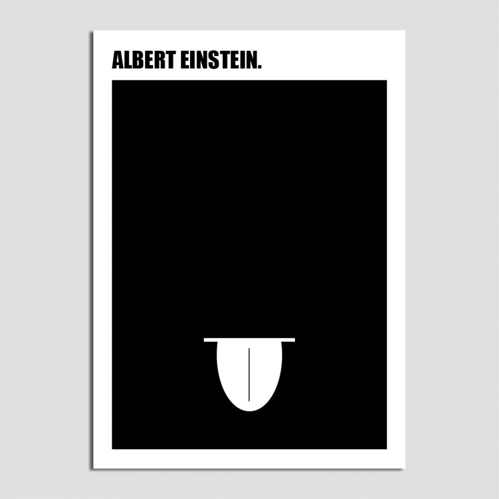Kunstdruck – Albert Einstein