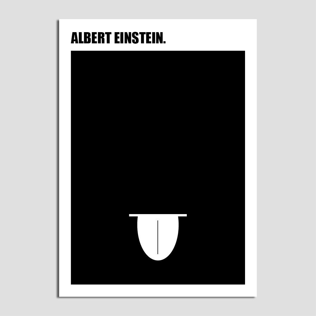 Kunstdruck – Albert Einstein