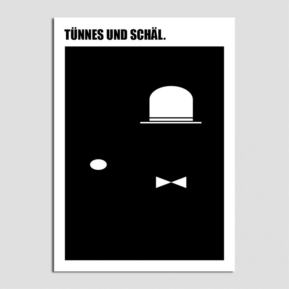 Kunstdruck – Tünnes und Schäl.