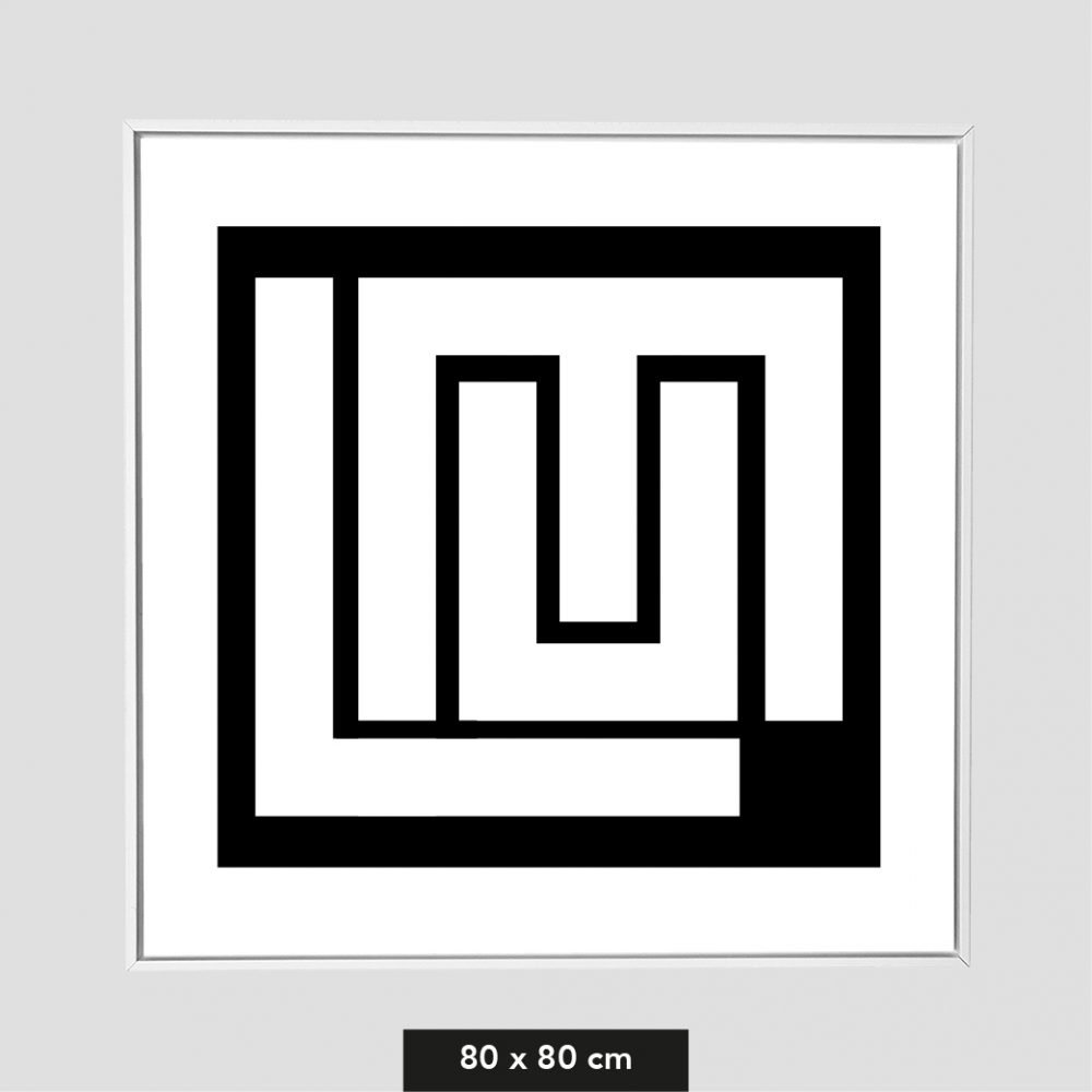 Kunstdruck – „ULM“ 80 x 80 cm – streng limitiert