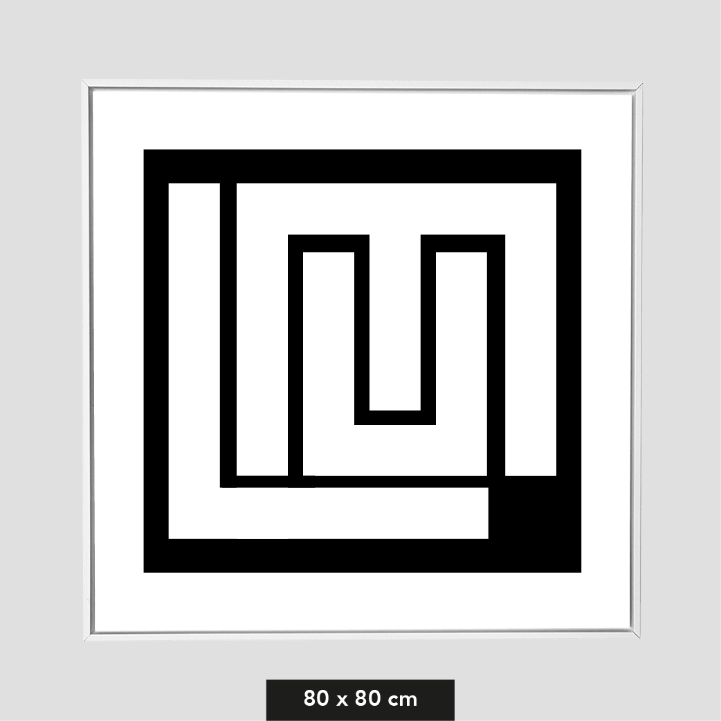Kunstdruck – „ULM“ 80 x 80 cm – streng limitiert